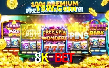 8K Bet: Jogos de Caça-Níqueis-Altas Recompensas, Roleta-Velocidade, Blackjack-Desafios Máximos